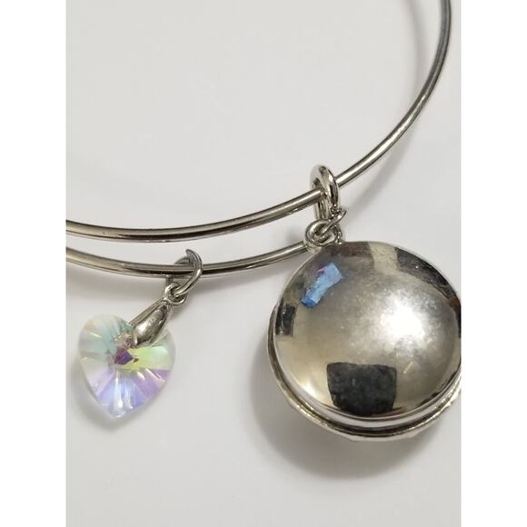 FOUR bracelets 2 1/2 " 1-Alex & Ani with J/ 1-grad bracelet/1- daughter/1-soccer - Picture 15 of 16